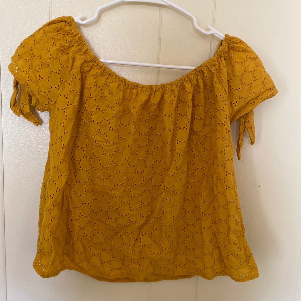 Off the shoulder shirt